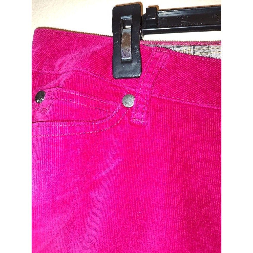 New with tag Rare Women's Arizona Raspberry Pink Velvet Pants Jeans Size 19 - XL
